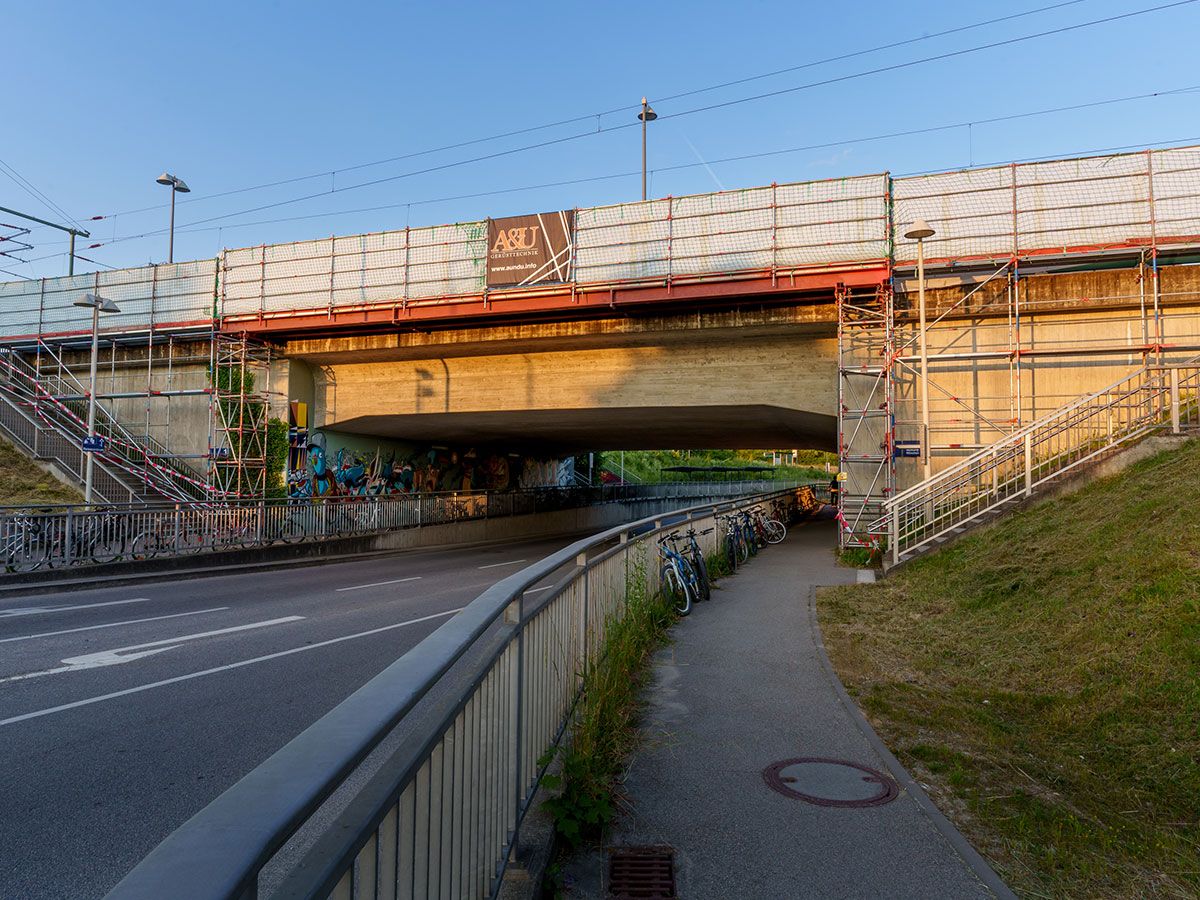 Überbrückung Bahnhof Pfaffenhofen