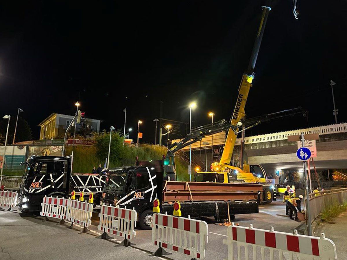 Überbrückung Bahnhof Pfaffenhofen