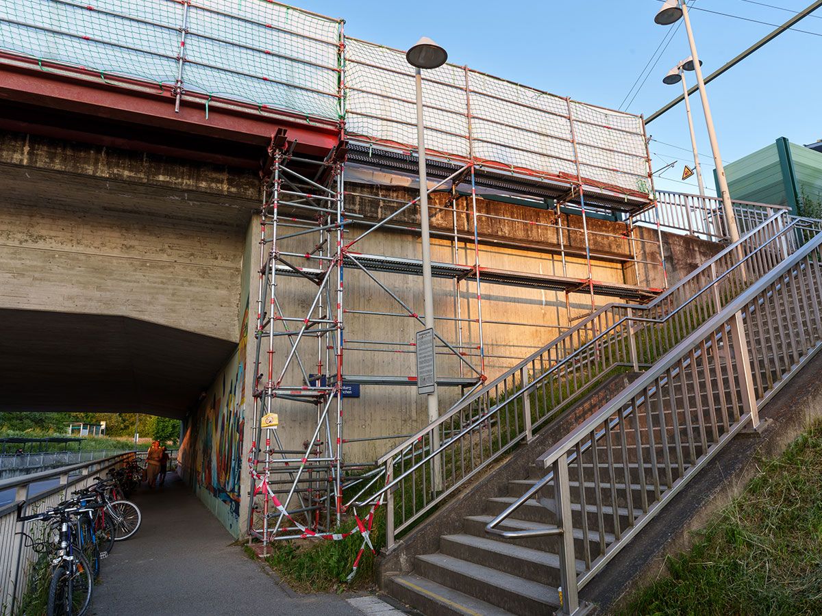 Überbrückung Bahnhof Pfaffenhofen